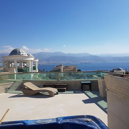 Palmore Top Luxury Penthause With Juccuzi First Line Of The Seaside Apartment Eilat Luaran gambar